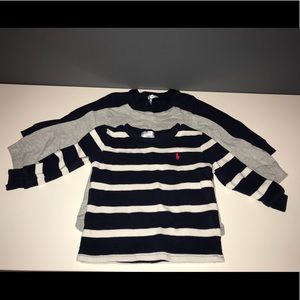 3 Ralph Lauren Long Sleeve Tops - size 18 Months